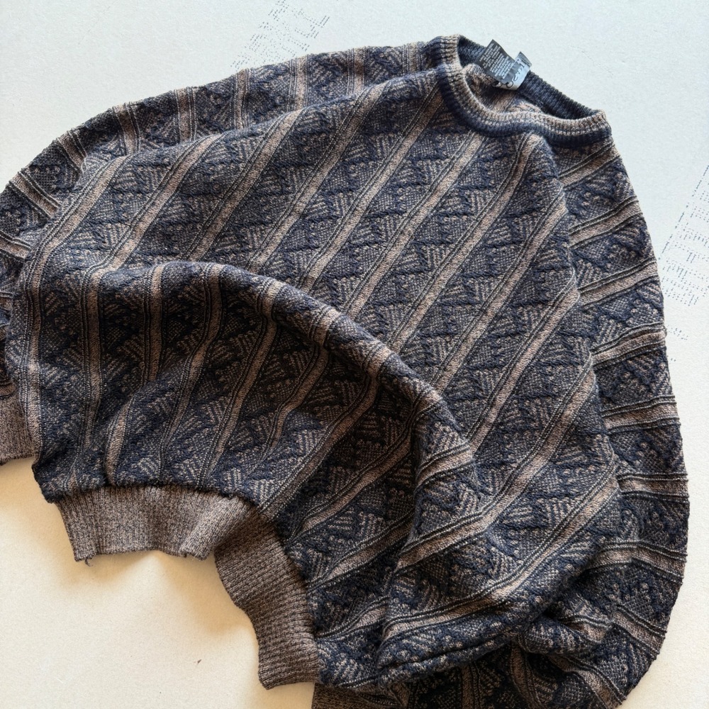 Vintage 90s Tosani 3D Knit Sweater